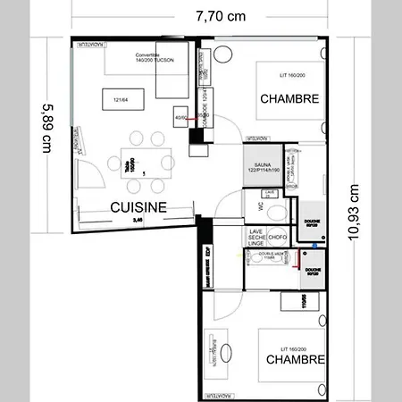 Apartamento Proche du port appartement standing avec Sauna privé *